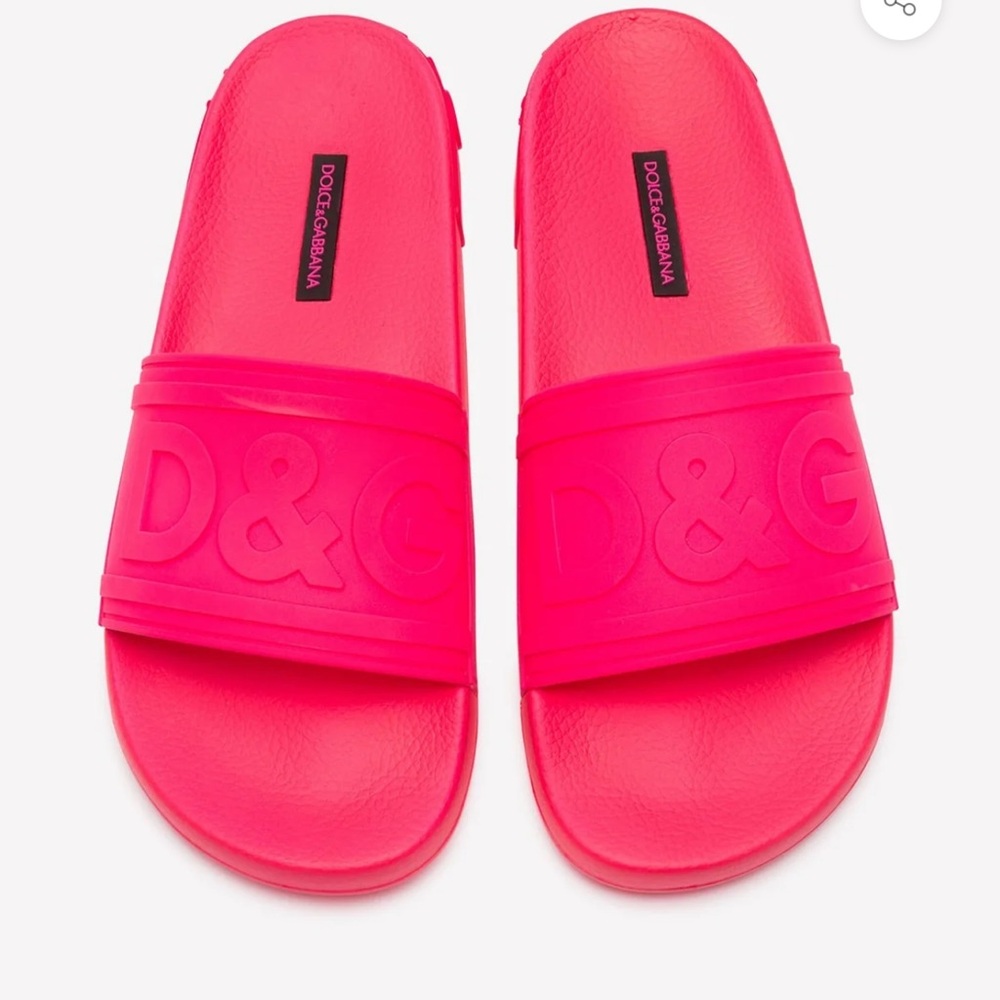 Nwt Dolce & Gabbana pool Rubber slides size 37 - Picture 2 of 10